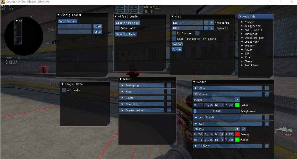 CSGO Pherial防闪透瞄外部作弊辅助V1.0.6.0