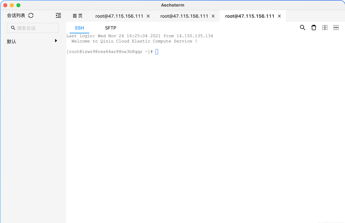 Aechoterm 国产 SSH SFTP工具